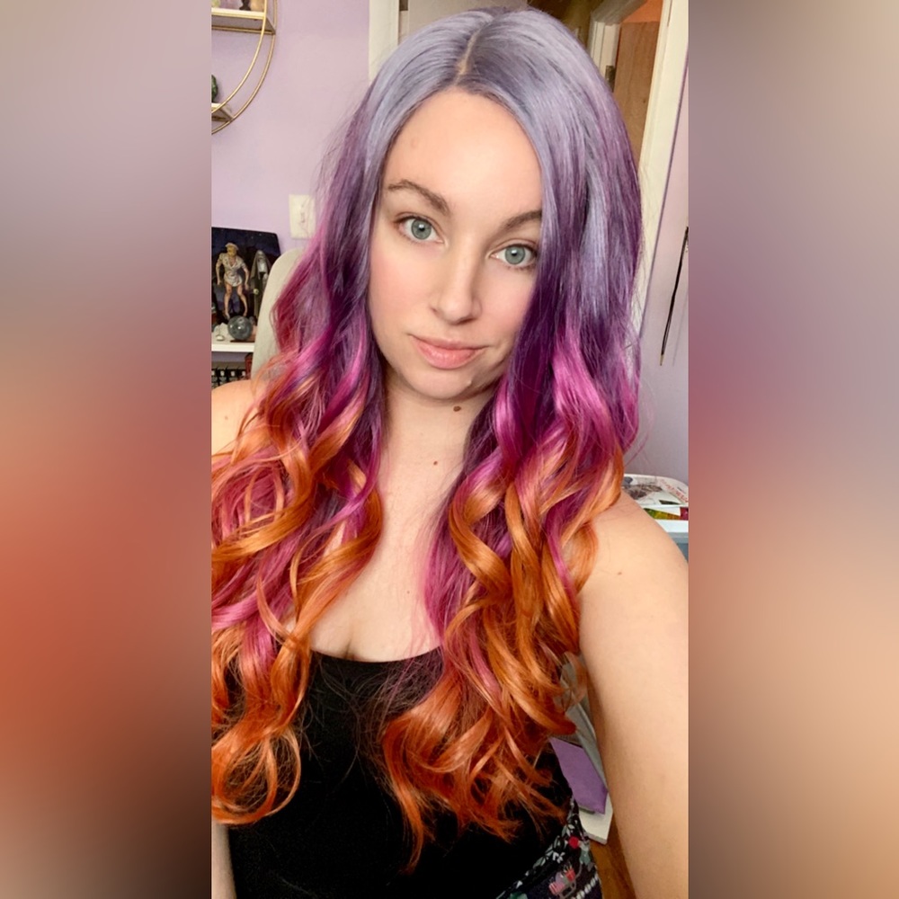 Sassy Misfits Multi Color Wig